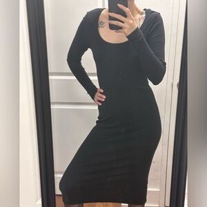 Ugg Sariah Ribbed Long Sleeve Dress Chic M